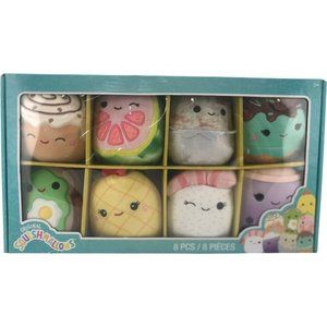 Squishmallows 8 Pack of Food Themed Plushies  / 4" Tall